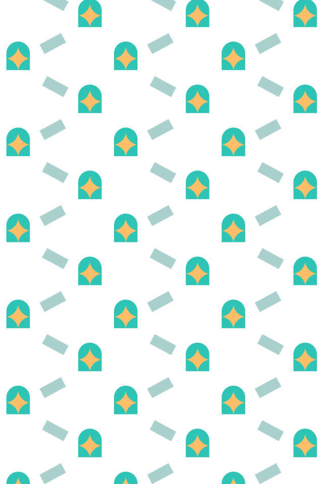 a tropical-delight tile pattern repeating 3 across, edge to edge