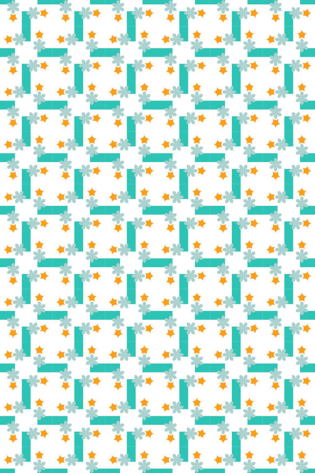 a tropical-delight tile pattern repeating 6 across, edge to edge