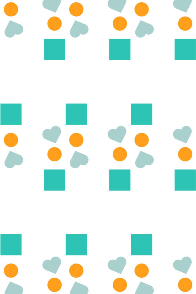 a tropical-delight tile pattern repeating 3 across, edge to edge