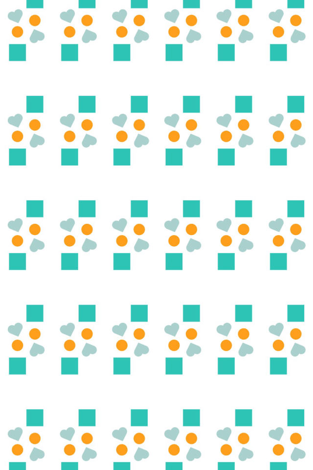 a tropical-delight tile pattern repeating 6 across, edge to edge