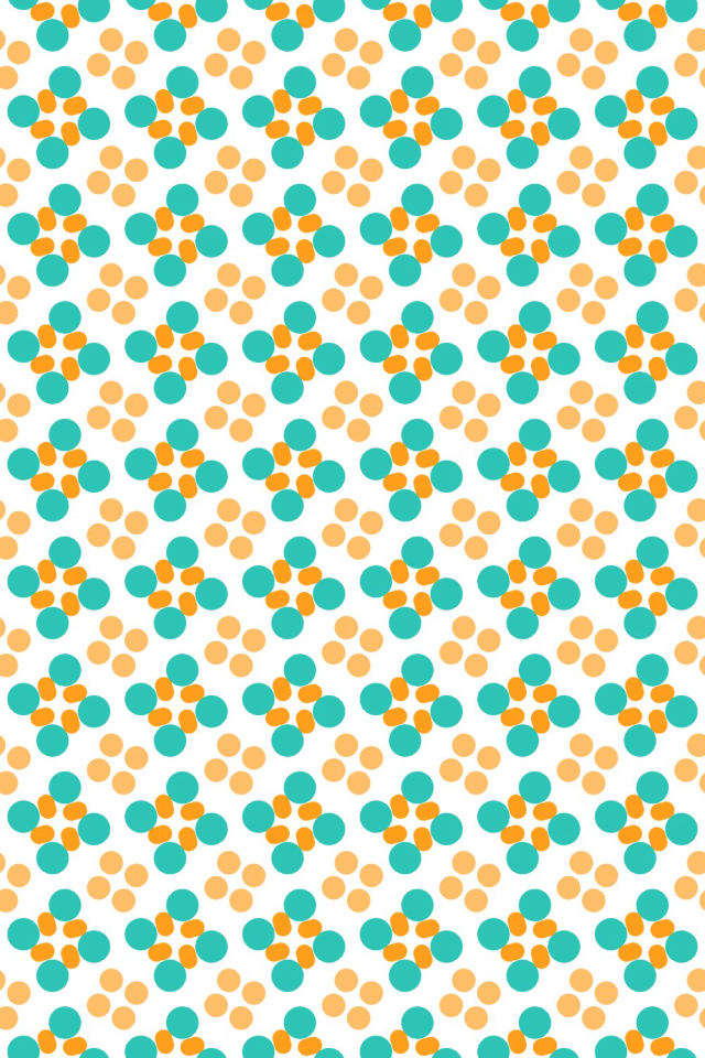 a tropical-delight tile pattern repeating 6 across, edge to edge