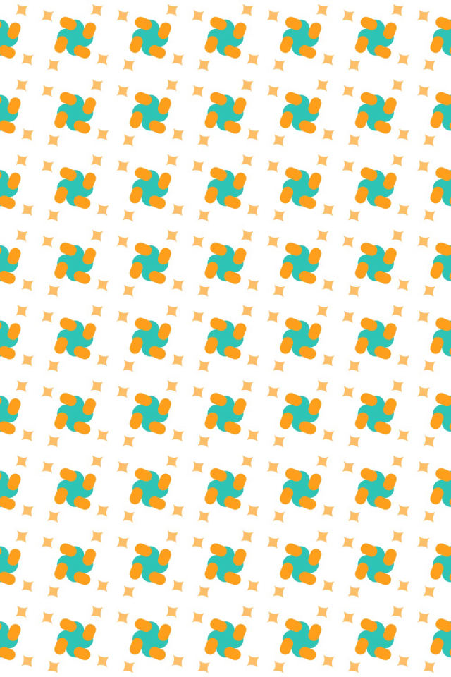 a tropical-delight tile pattern repeating 6 across, edge to edge