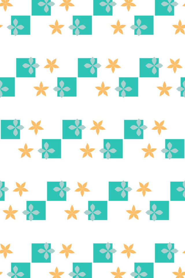a tropical-delight tile pattern repeating 3 across, edge to edge