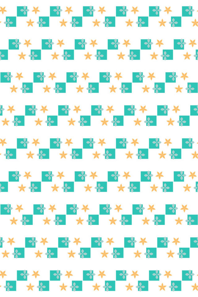a tropical-delight tile pattern repeating 6 across, edge to edge