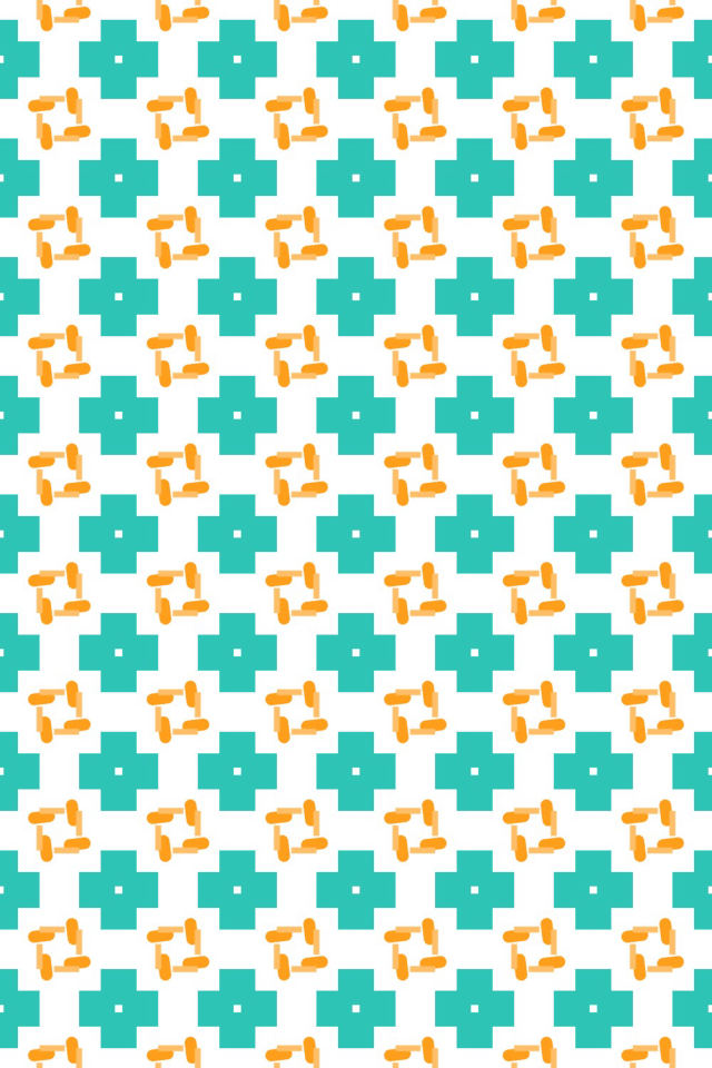 a tropical-delight tile pattern repeating 6 across, edge to edge