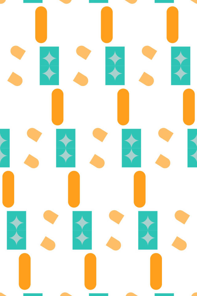 a tropical-delight tile pattern repeating 3 across, edge to edge