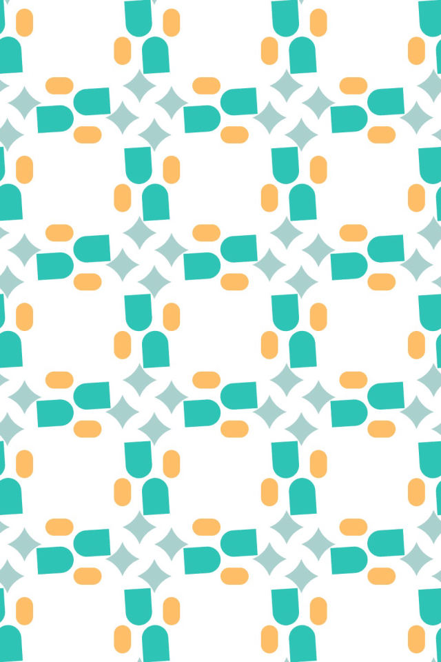 a tropical-delight tile pattern repeating 3 across, edge to edge