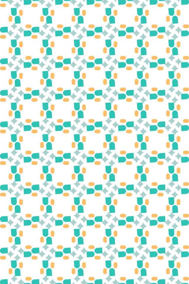 a tropical-delight tile pattern repeating 6 across, edge to edge