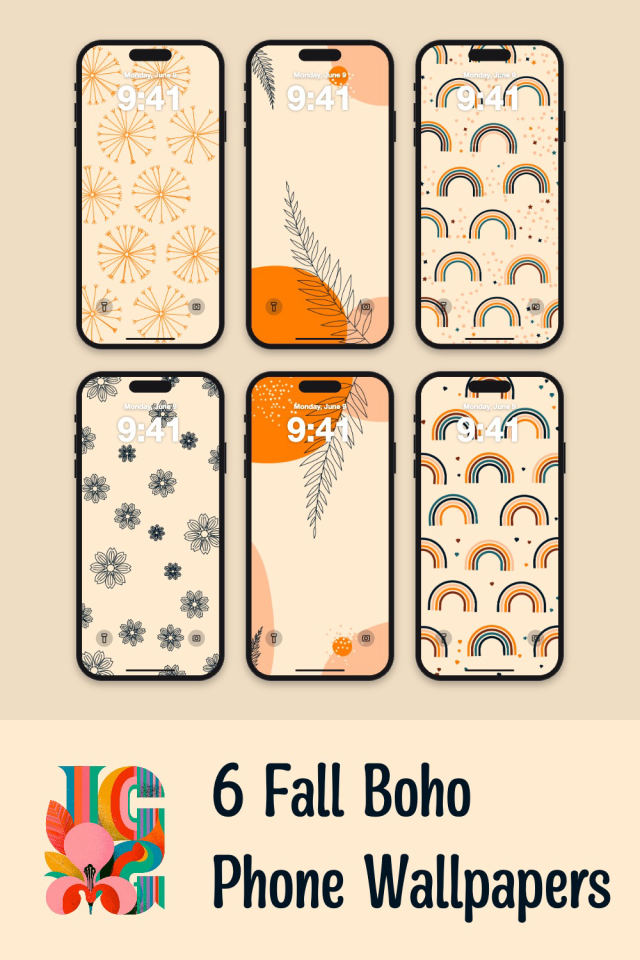 6 Fall Boho Phone Wallpapers: 6 wallpapers on iPhone 17 Pro Max