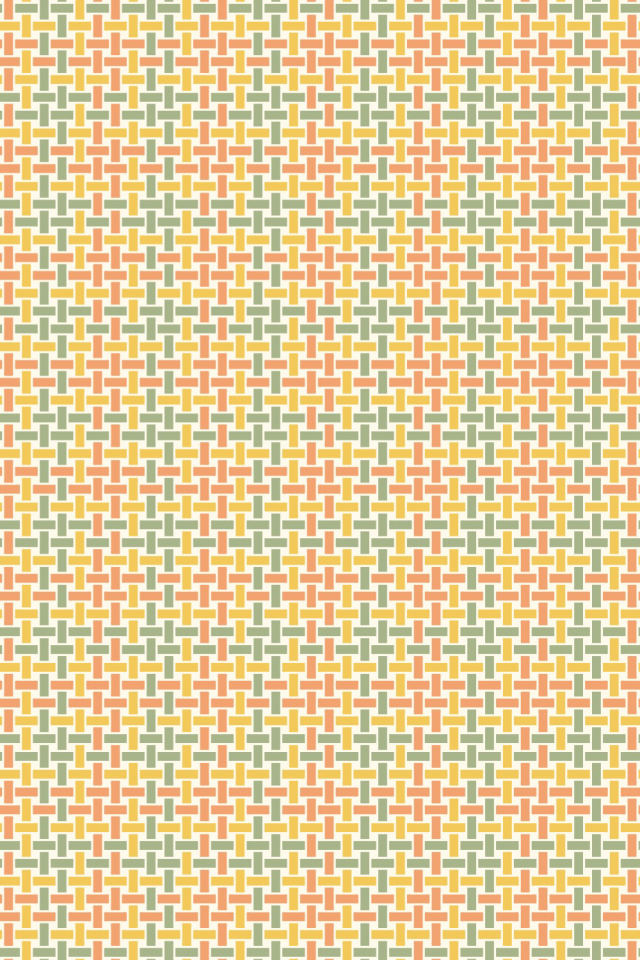 a peachy-rose tile pattern repeating 6 across, edge to edge