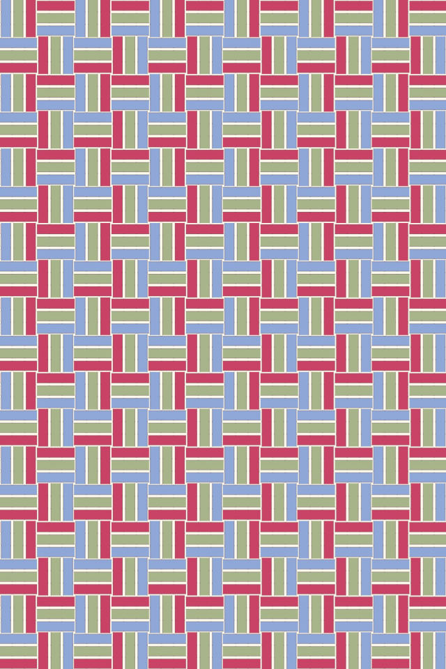 a peachy-rose tile pattern repeating 6 across, edge to edge