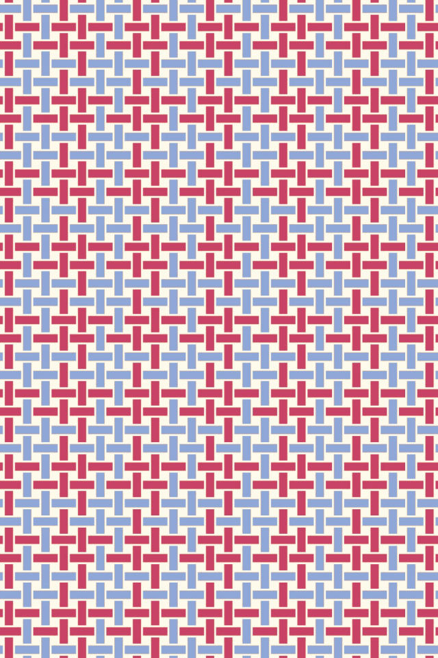 a peachy-rose tile pattern repeating 6 across, edge to edge