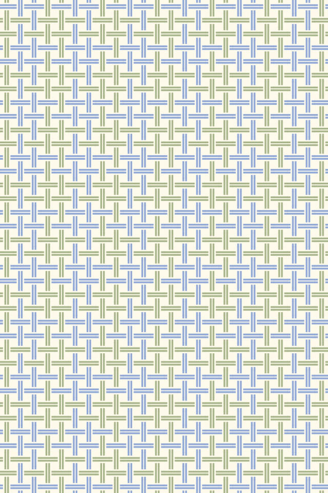a peachy-rose tile pattern repeating 6 across, edge to edge