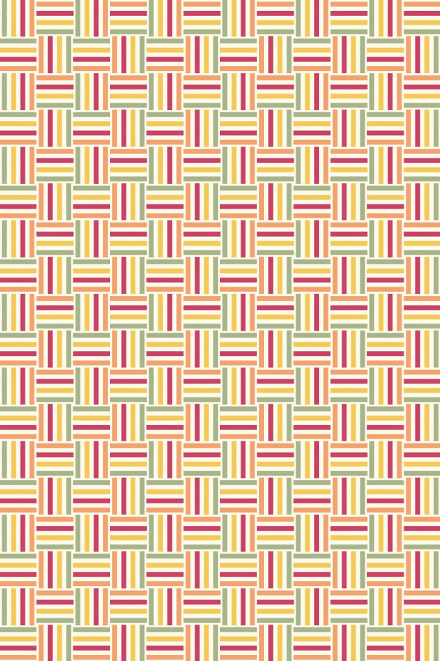 a peachy-rose tile pattern repeating 6 across, edge to edge