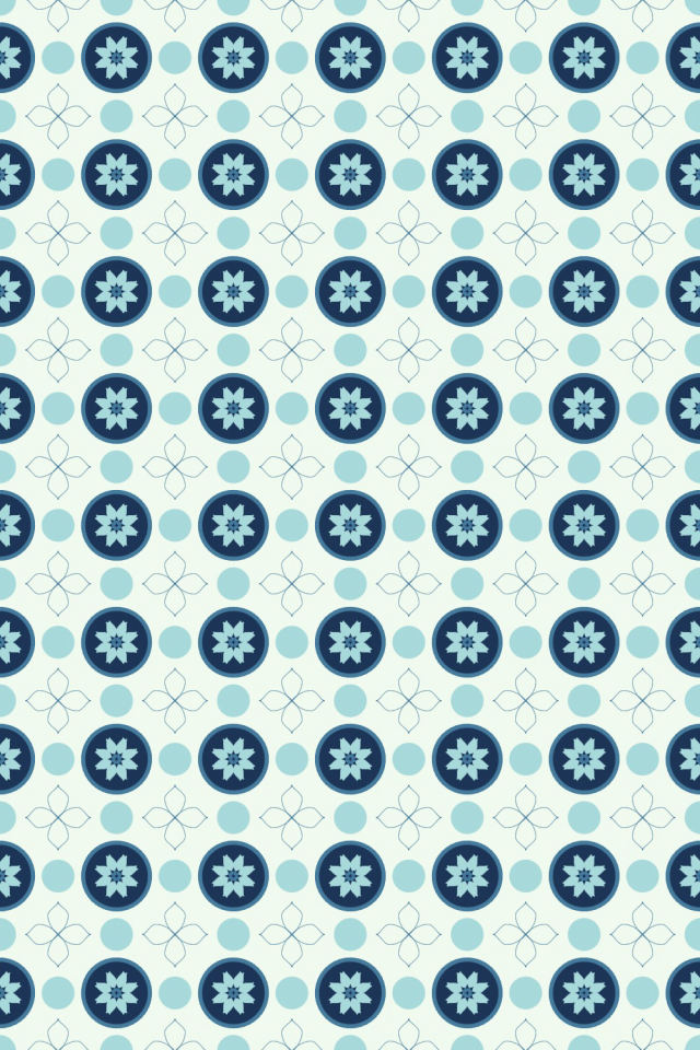 a mediterranean tile pattern repeating 6 across, edge to edge