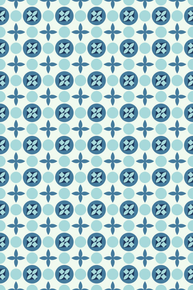 a mediterranean tile pattern repeating 6 across, edge to edge