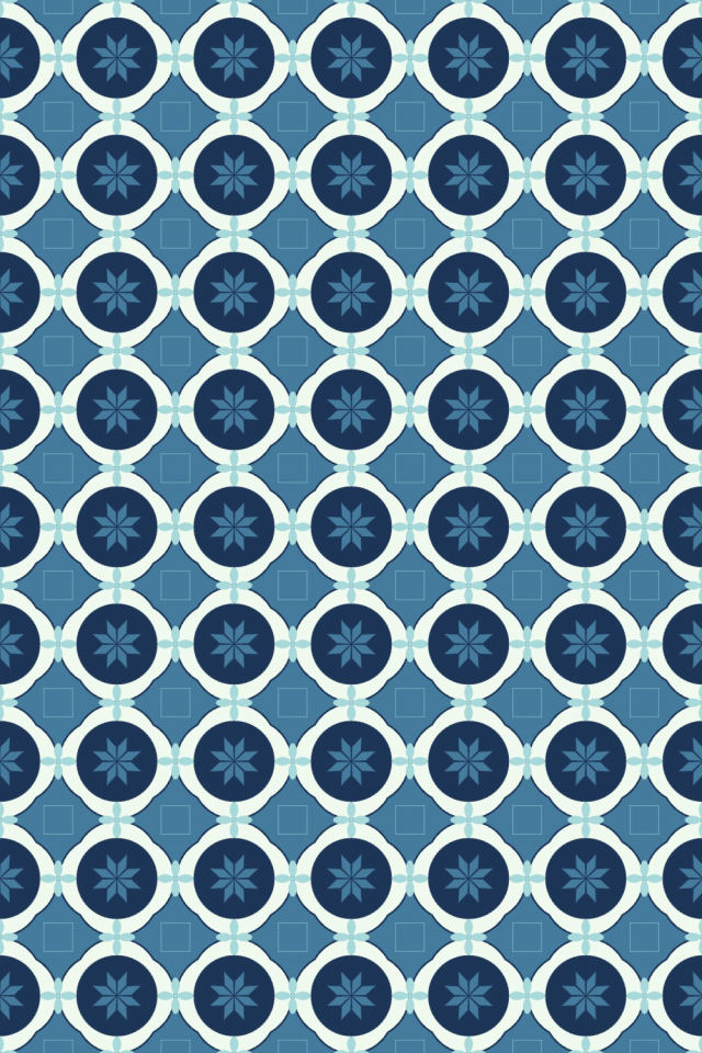a mediterranean tile pattern repeating 6 across, edge to edge
