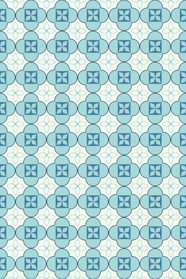 a mediterranean tile pattern repeating 6 across, edge to edge
