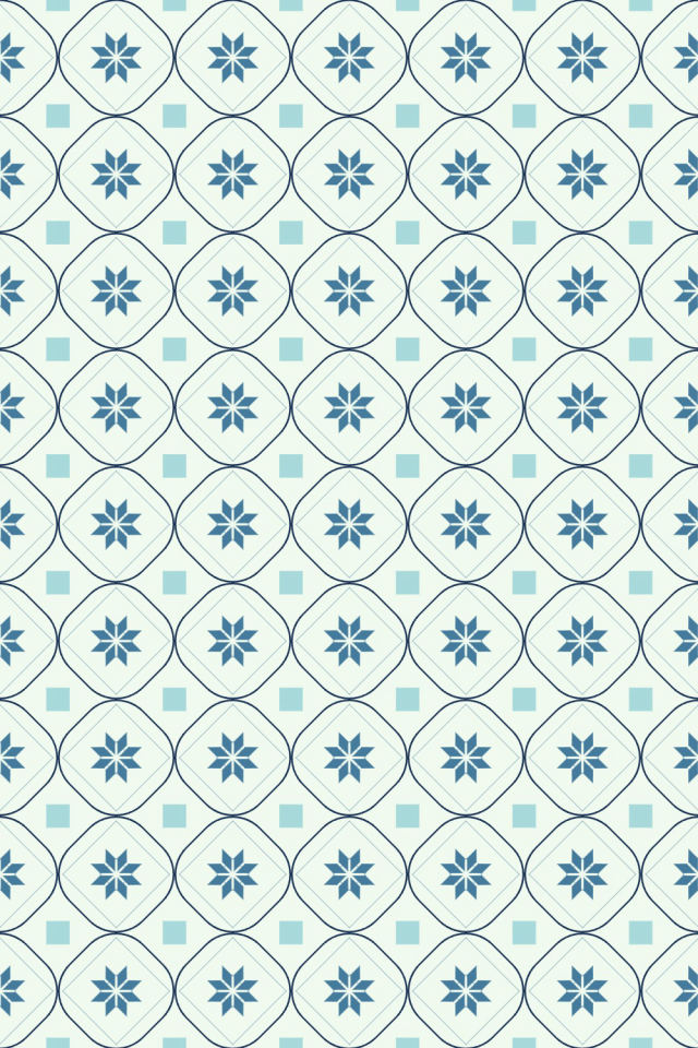 a mediterranean tile pattern repeating 6 across, edge to edge