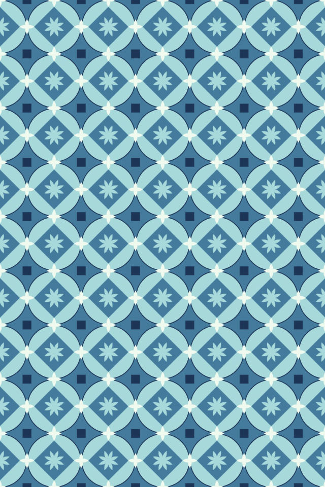 a mediterranean tile pattern repeating 6 across, edge to edge