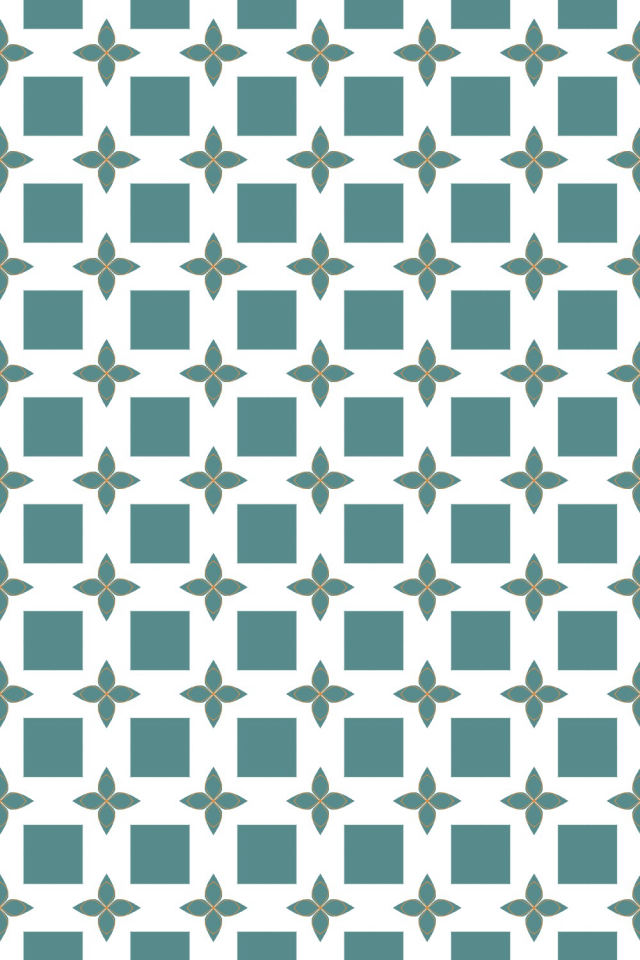a coral-reef tile pattern repeating 6 across, edge to edge