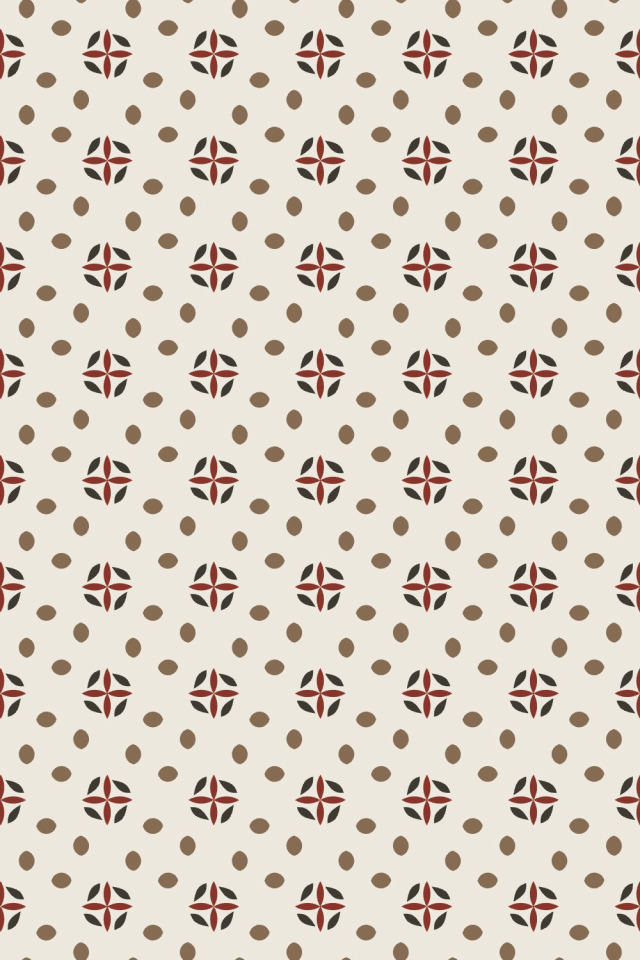 a earthy-fall tile pattern repeating 6 across, edge to edge
