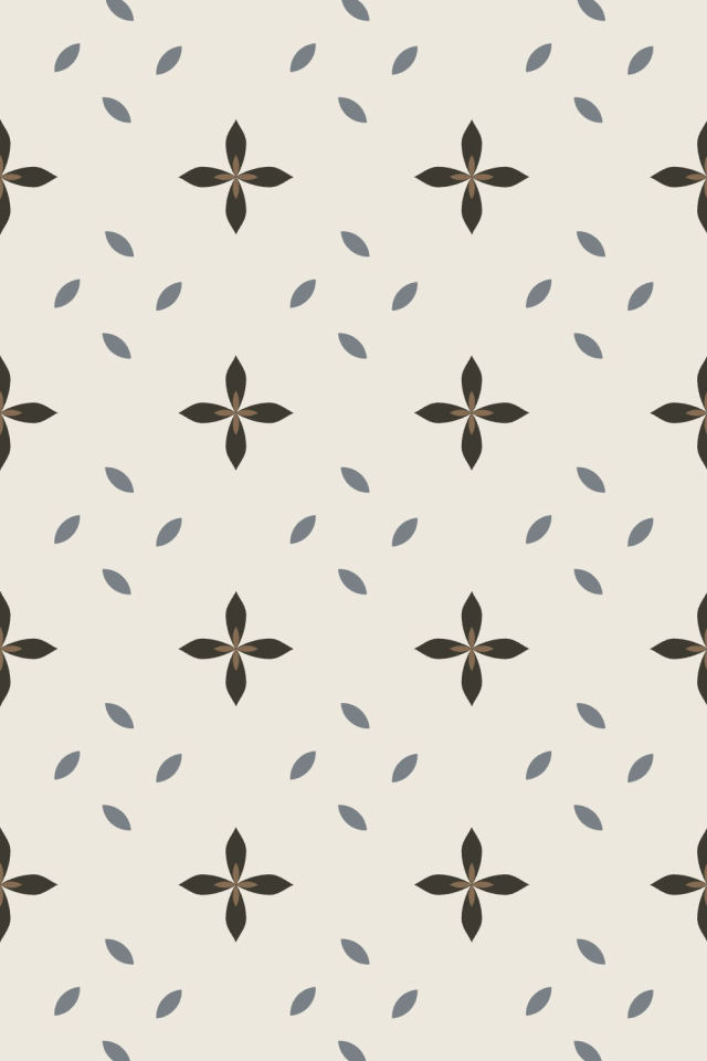 a earthy-fall tile pattern repeating 3 across, edge to edge