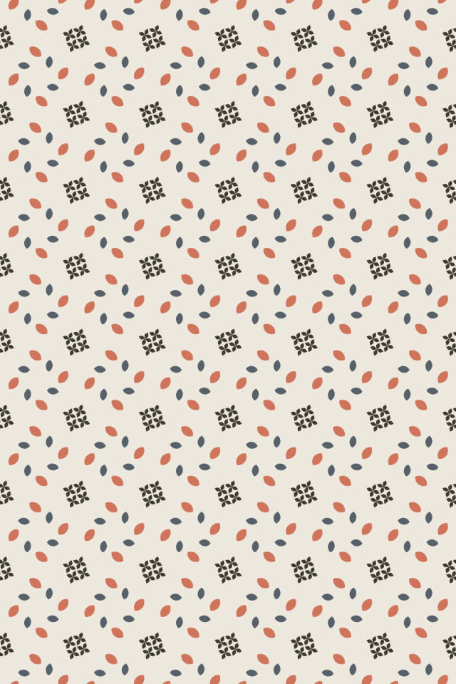 a earthy-fall tile pattern repeating 6 across, edge to edge