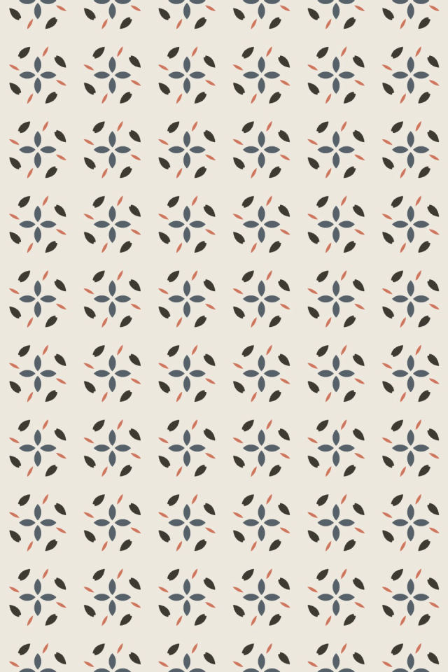 a earthy-fall tile pattern repeating 6 across, edge to edge