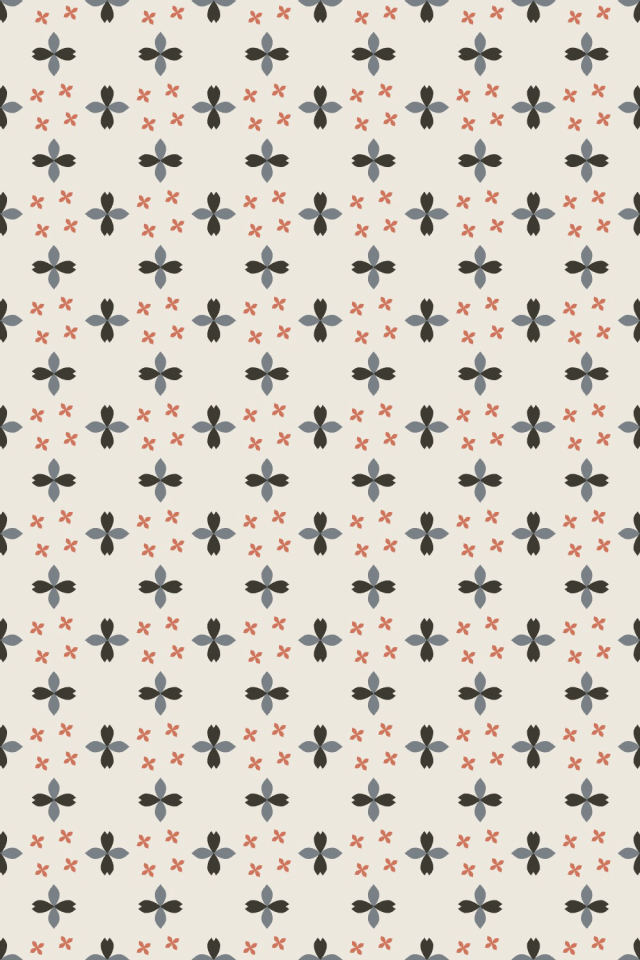a earthy-fall tile pattern repeating 6 across, edge to edge