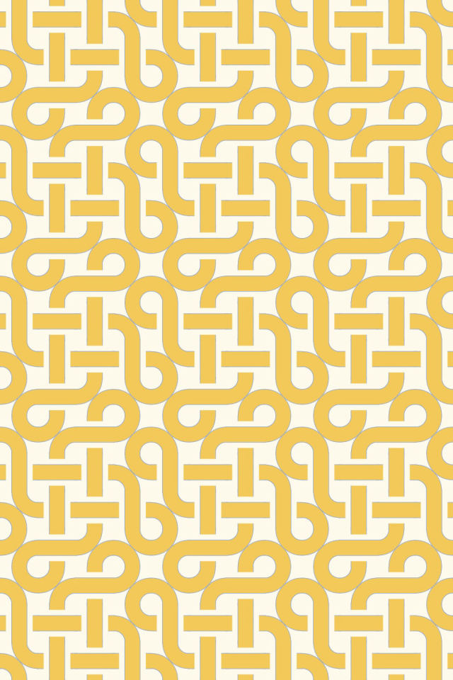 a peachy-rose tile pattern repeating 3 across, edge to edge