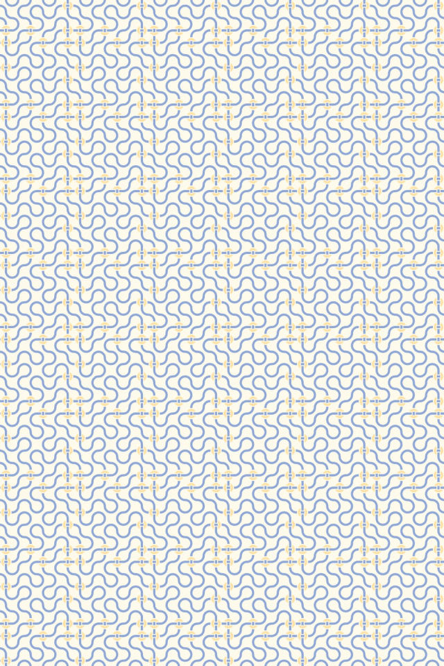 a peachy-rose tile pattern repeating 6 across, edge to edge