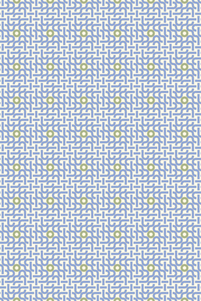 a peachy-rose tile pattern repeating 6 across, edge to edge