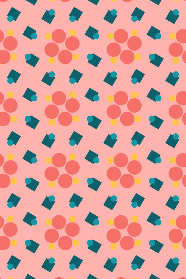 a candy-floss tile pattern repeating 3 across, edge to edge