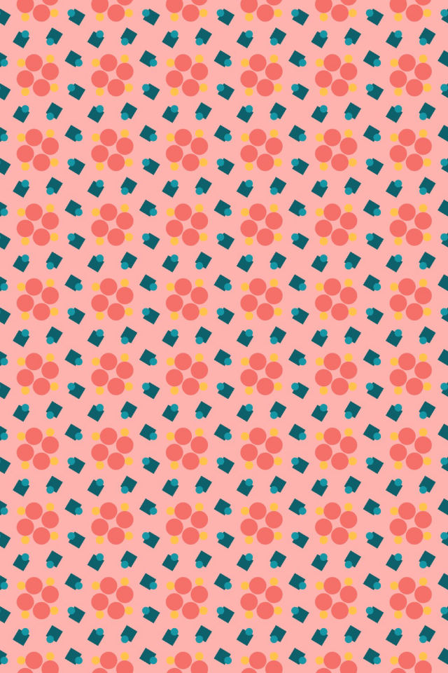 a candy-floss tile pattern repeating 6 across, edge to edge
