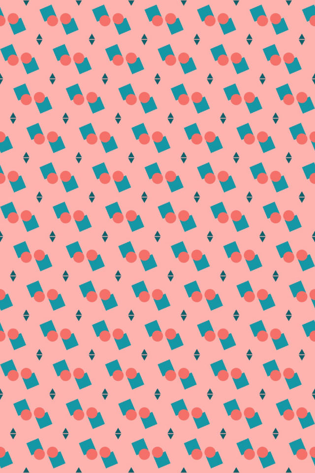 a candy-floss tile pattern repeating 6 across, edge to edge