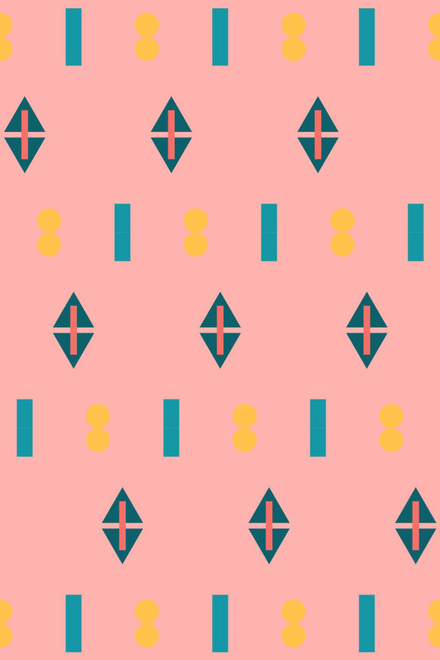 a candy-floss tile pattern repeating 3 across, edge to edge