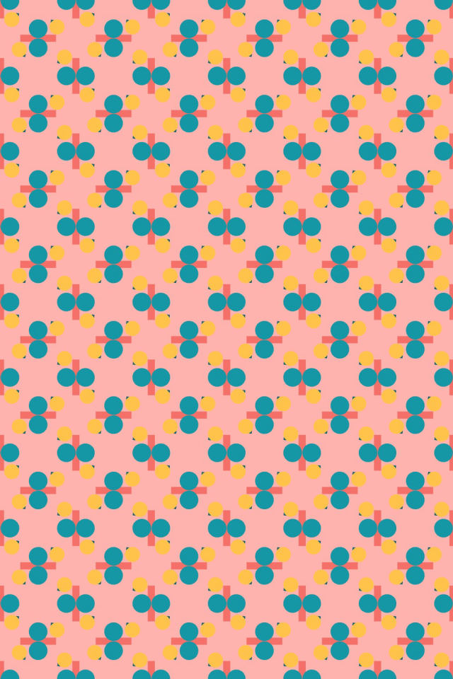 a candy-floss tile pattern repeating 6 across, edge to edge