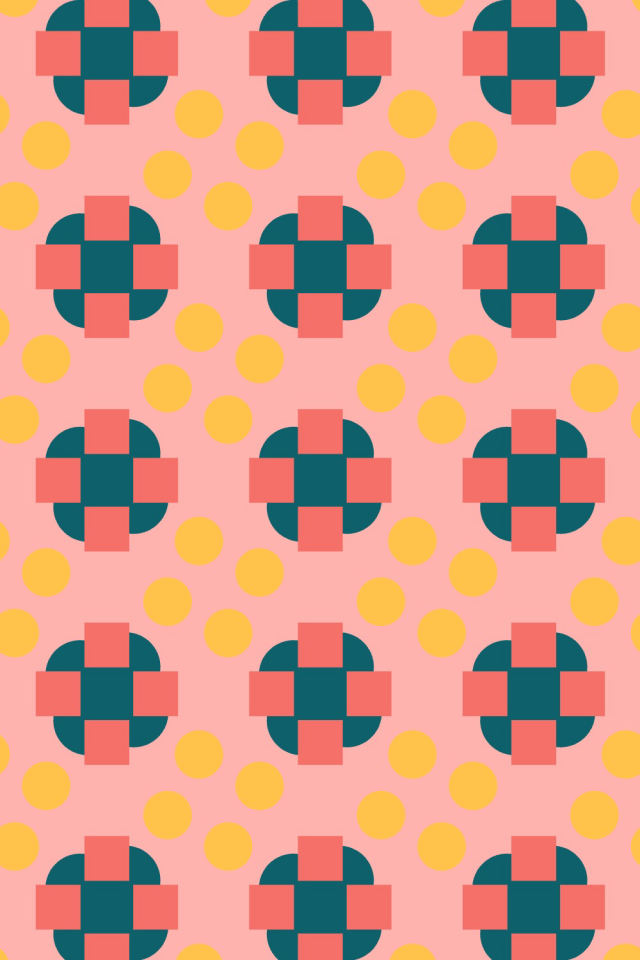 a candy-floss tile pattern repeating 3 across, edge to edge