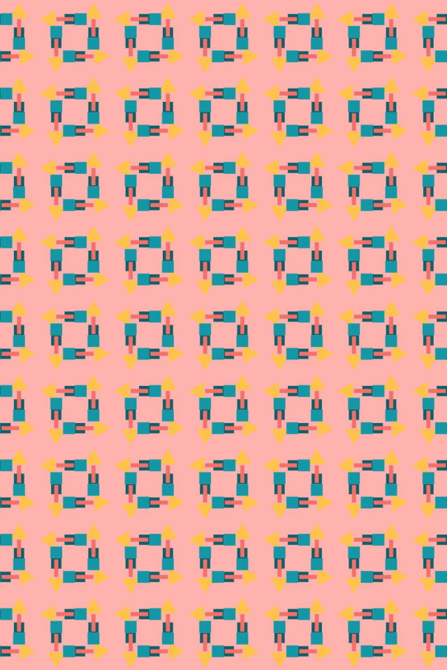 a candy-floss tile pattern repeating 6 across, edge to edge