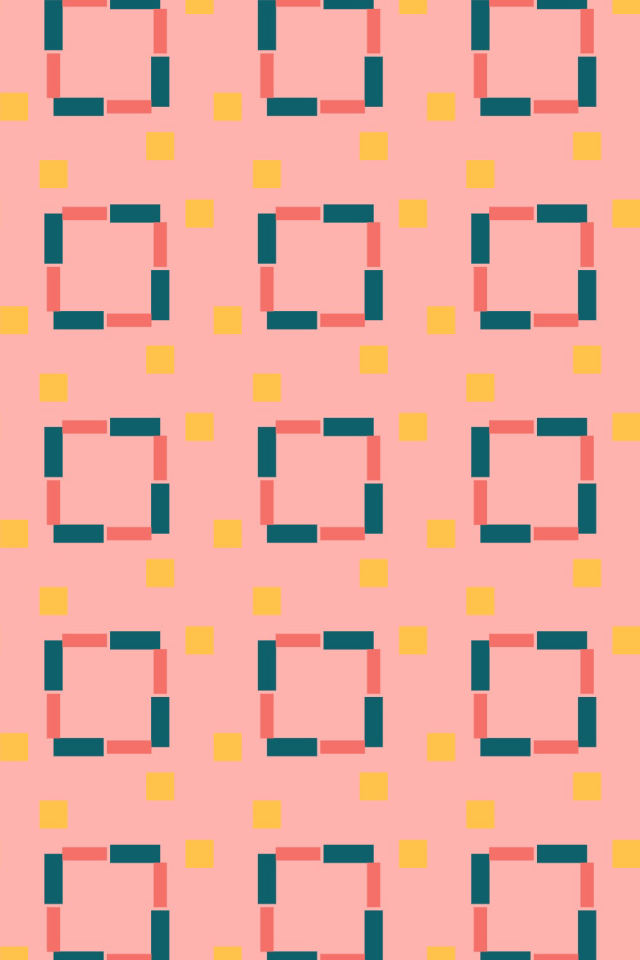 a candy-floss tile pattern repeating 3 across, edge to edge