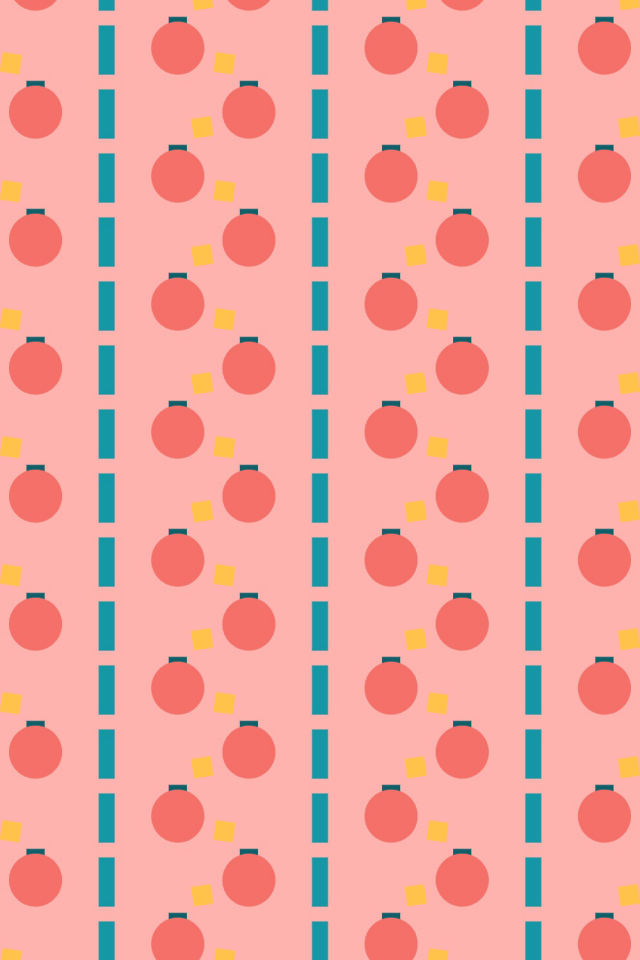 a candy-floss tile pattern repeating 3 across, edge to edge