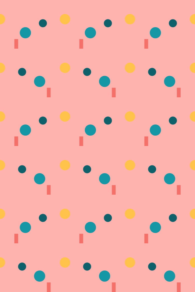 a candy-floss tile pattern repeating 3 across, edge to edge