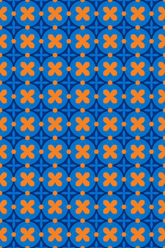 a royal-sunset tile pattern repeating 6 across, edge to edge