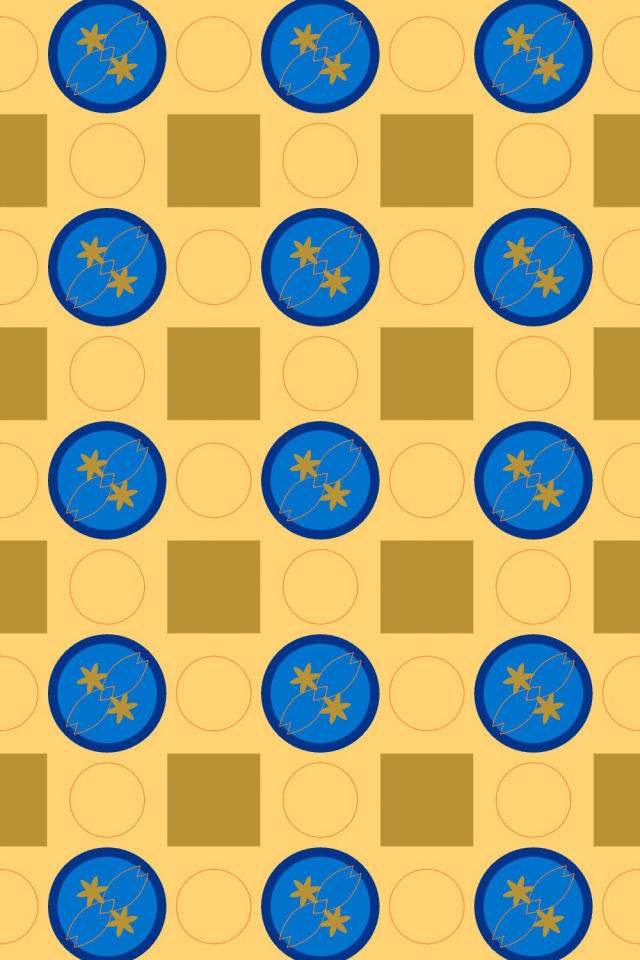 a royal-sunset tile pattern repeating 3 across, edge to edge