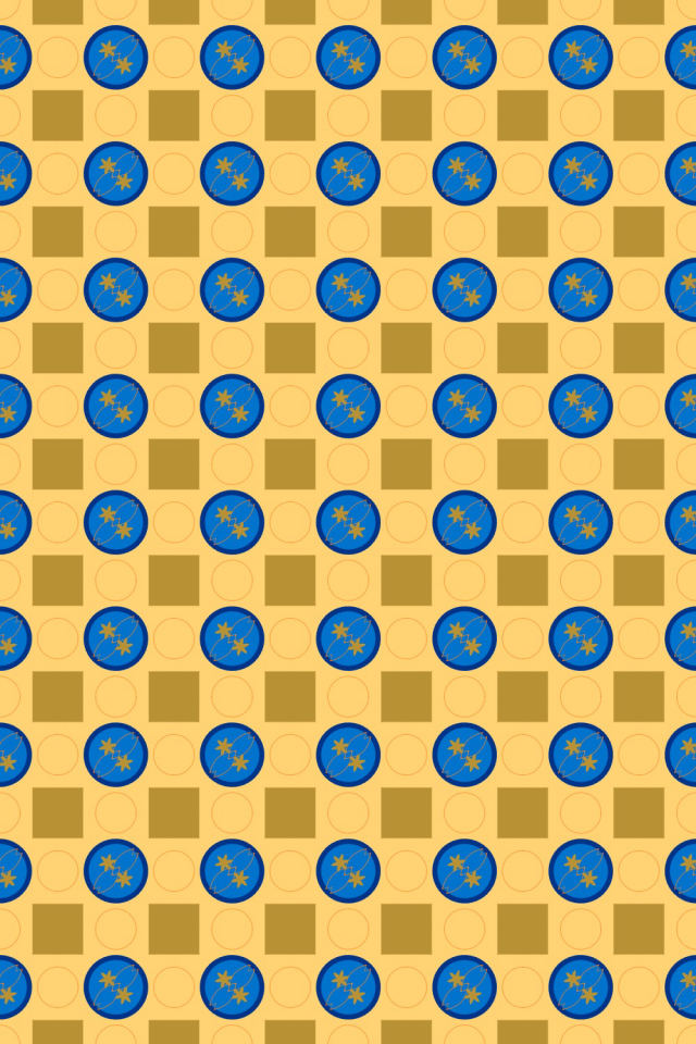 a royal-sunset tile pattern repeating 6 across, edge to edge