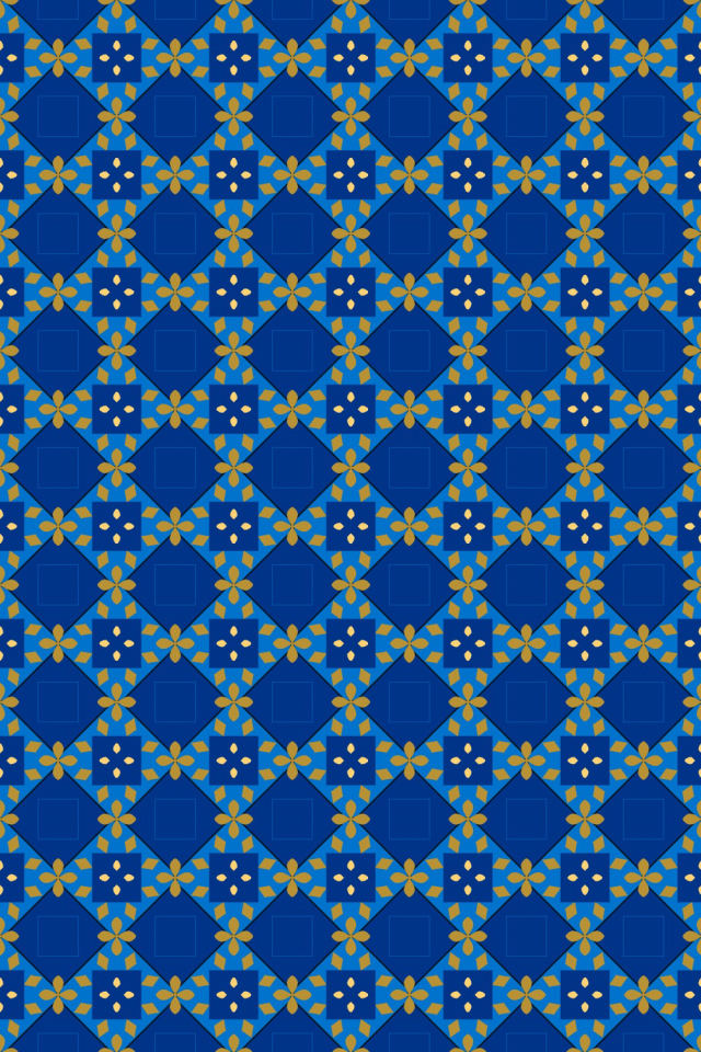 a royal-sunset tile pattern repeating 6 across, edge to edge