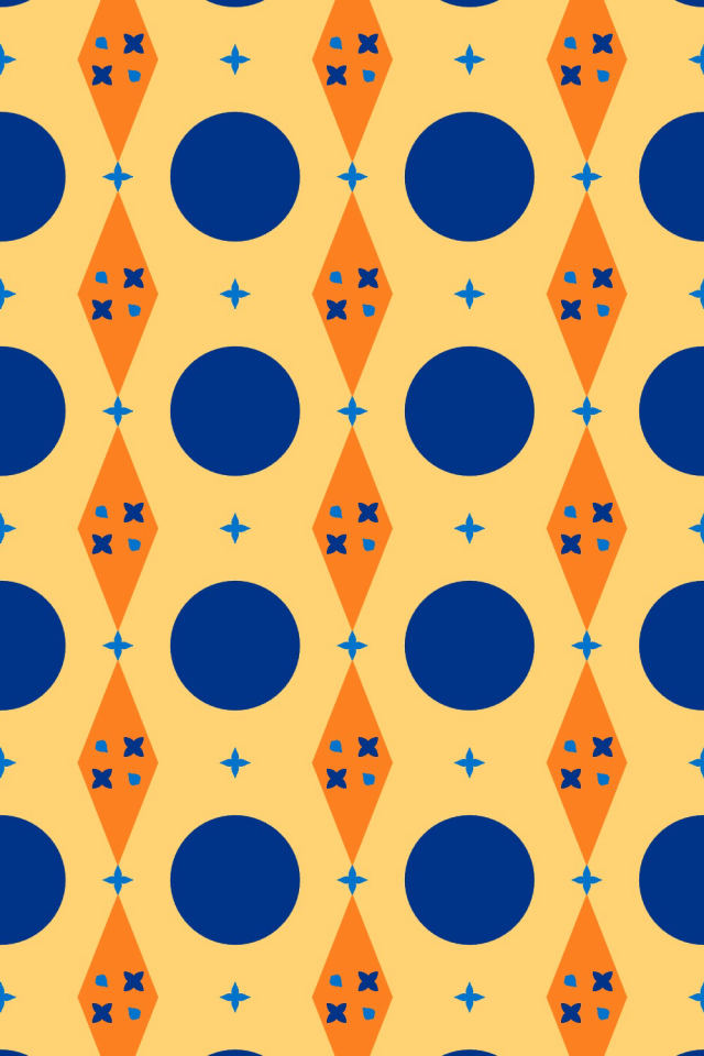 a royal-sunset tile pattern repeating 3 across, edge to edge