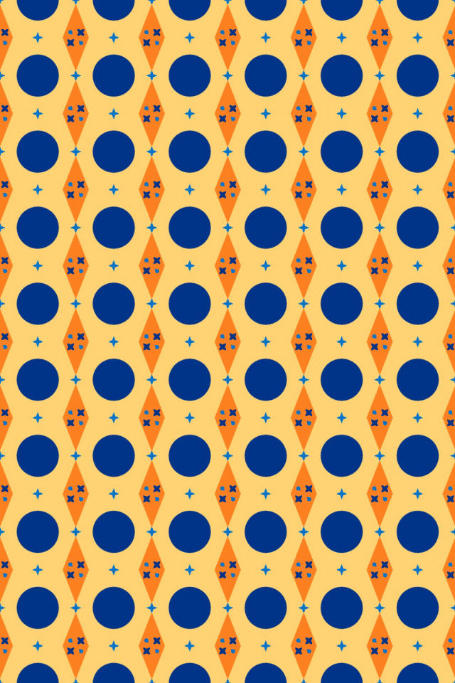 a royal-sunset tile pattern repeating 6 across, edge to edge