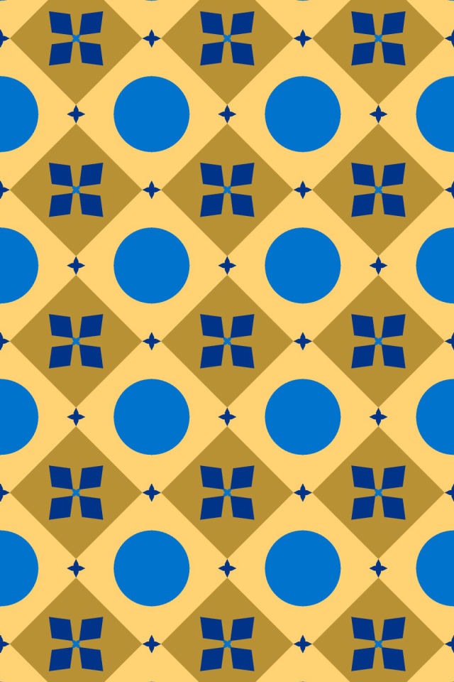 a royal-sunset tile pattern repeating 3 across, edge to edge